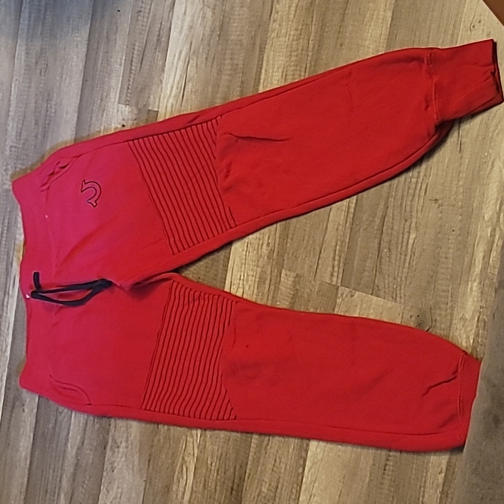 True Religion deep red medium sweats